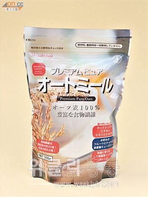 ▲ 방사성 물질이 검출된 Nihonshokuhin Premium Pure Oatmeal. <출처 : 동방일보(東方日報) >