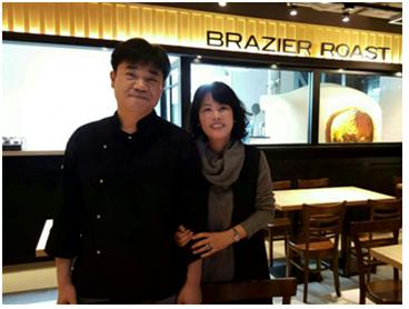<더 화덕을 홍콩에 입점시킨 이상범 대표 부부 >